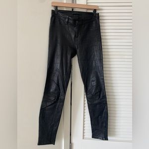 J Brand Leather 4 Pocket Jeans Leather Pants
